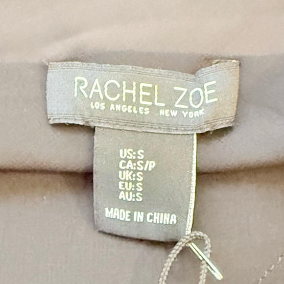 Rachel Zoe Elegant Black satin top - Picture 4 of 7